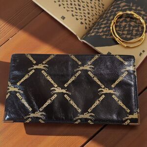 Longchamp Vintage Dark Brown Leather Wallet